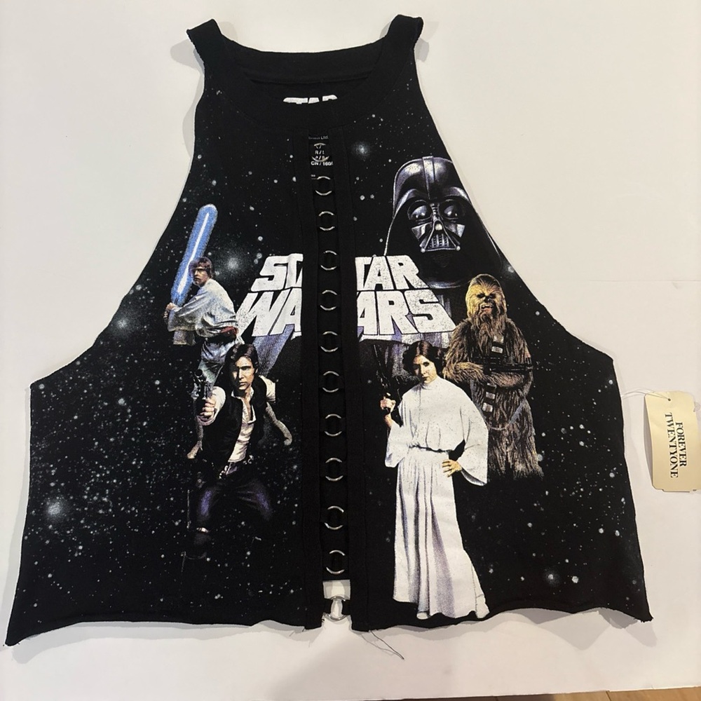 Star Wars Women’s Sexy Tank Top Shirt Sz Small F21 NEW